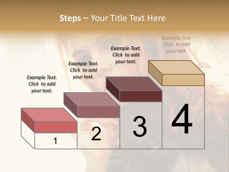 Sunny Hands Girl PowerPoint Template