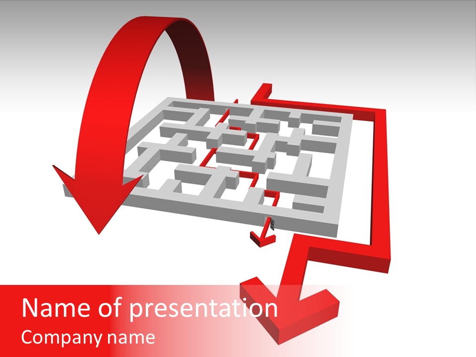 Complexity Clipped Puzzle PowerPoint Template