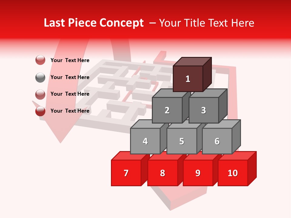 Complexity Clipped Puzzle PowerPoint Template