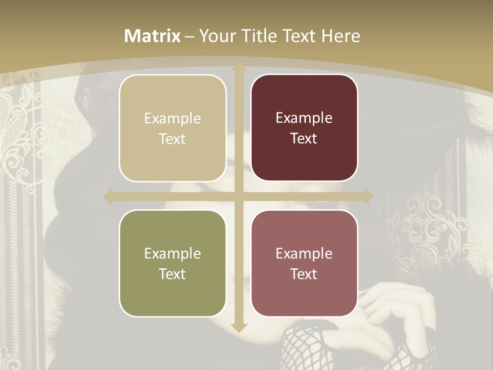 Shot Fashioned Art PowerPoint Template