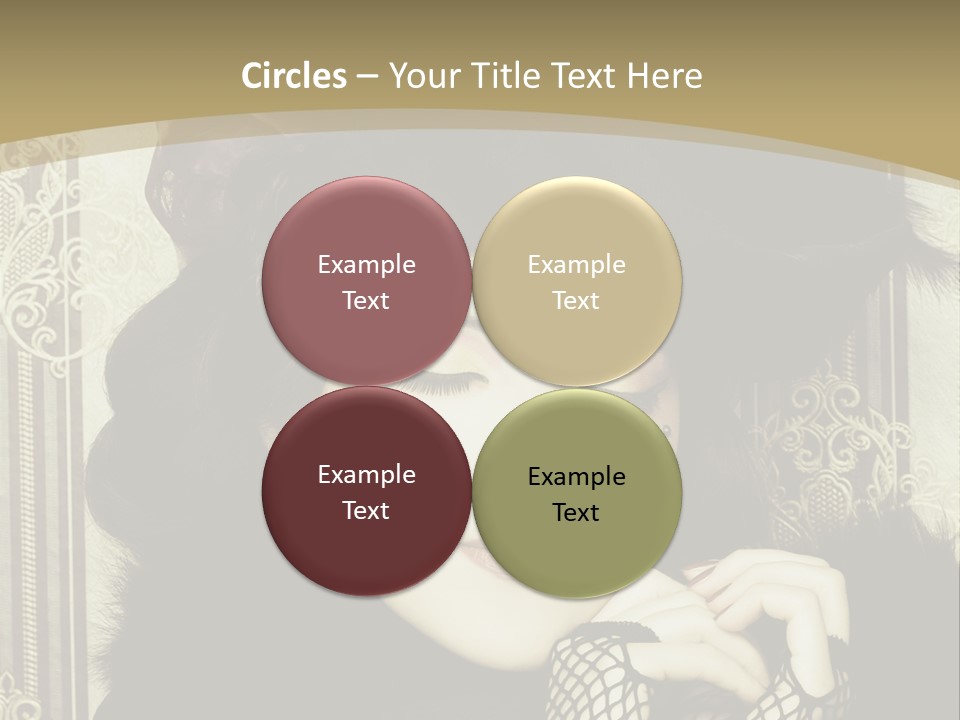 Shot Fashioned Art PowerPoint Template