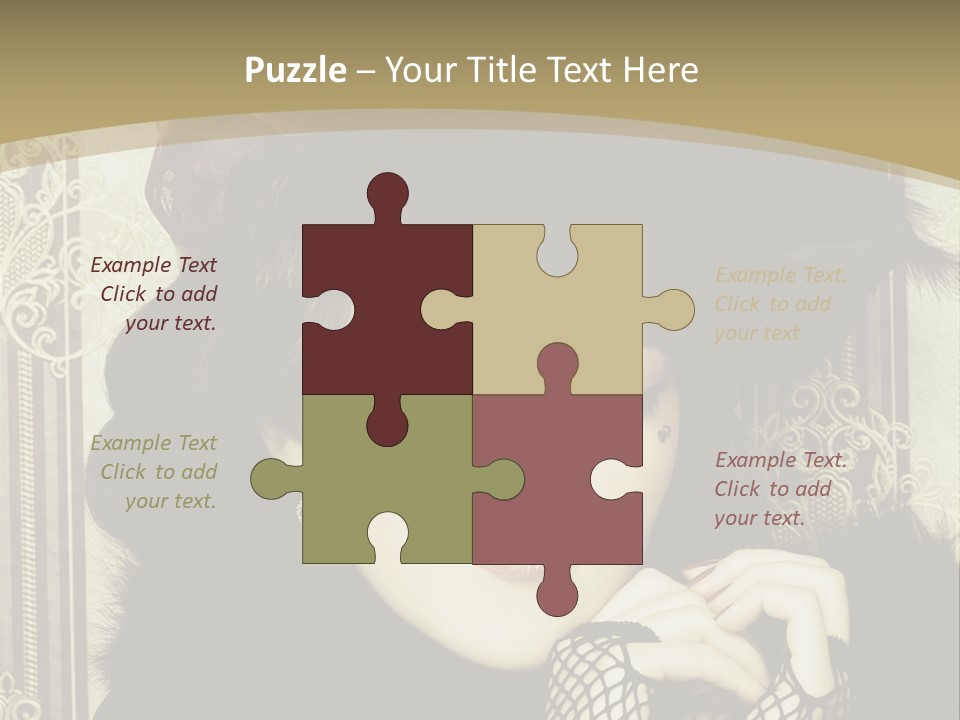 Shot Fashioned Art PowerPoint Template