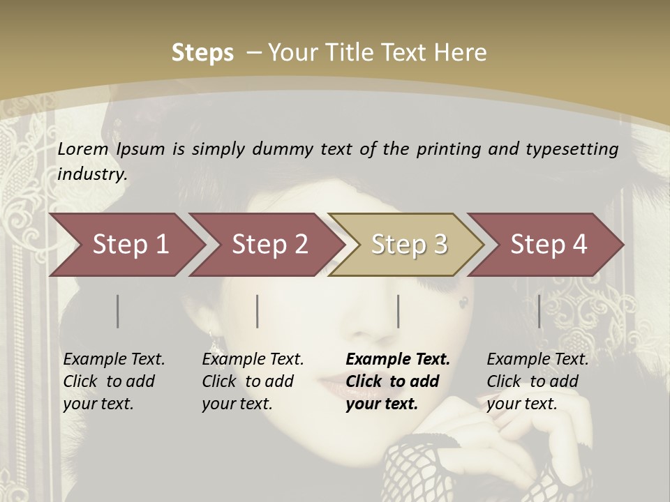 Shot Fashioned Art PowerPoint Template
