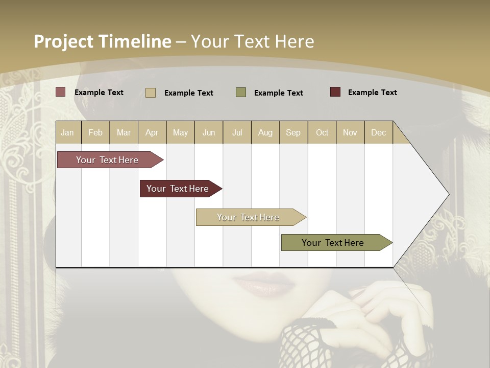 Shot Fashioned Art PowerPoint Template