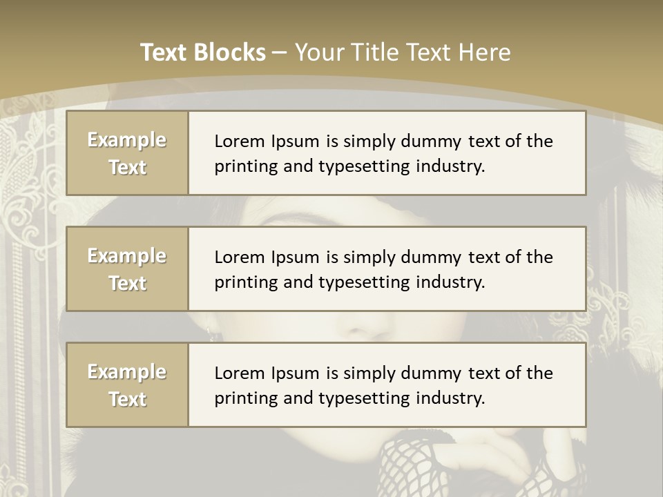 Shot Fashioned Art PowerPoint Template