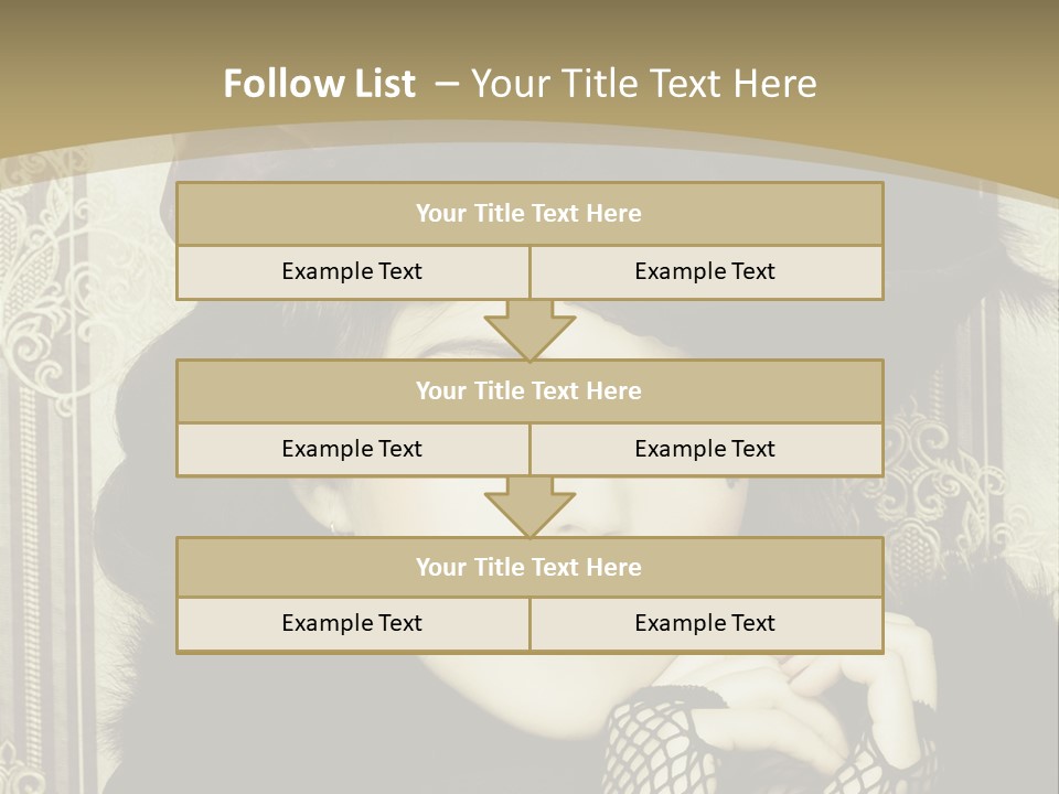 Shot Fashioned Art PowerPoint Template