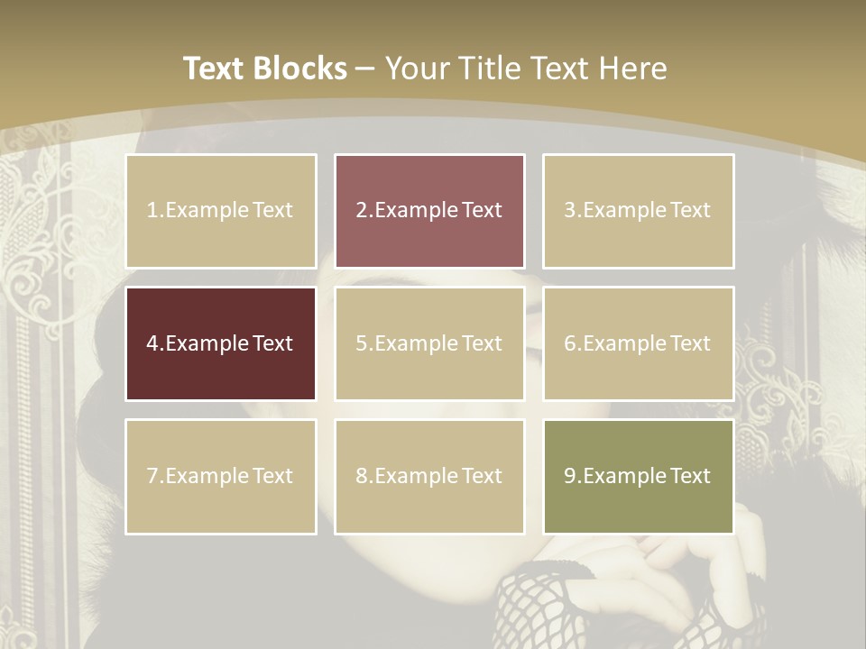 Shot Fashioned Art PowerPoint Template