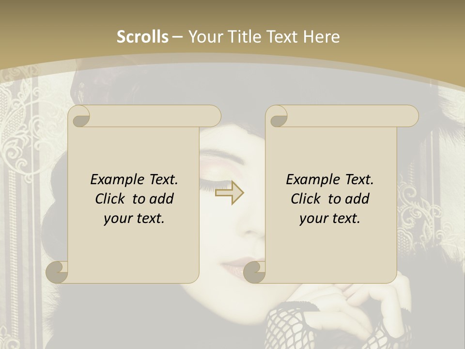 Shot Fashioned Art PowerPoint Template