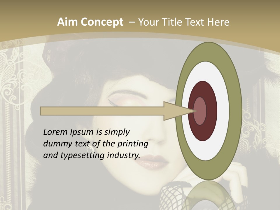 Shot Fashioned Art PowerPoint Template