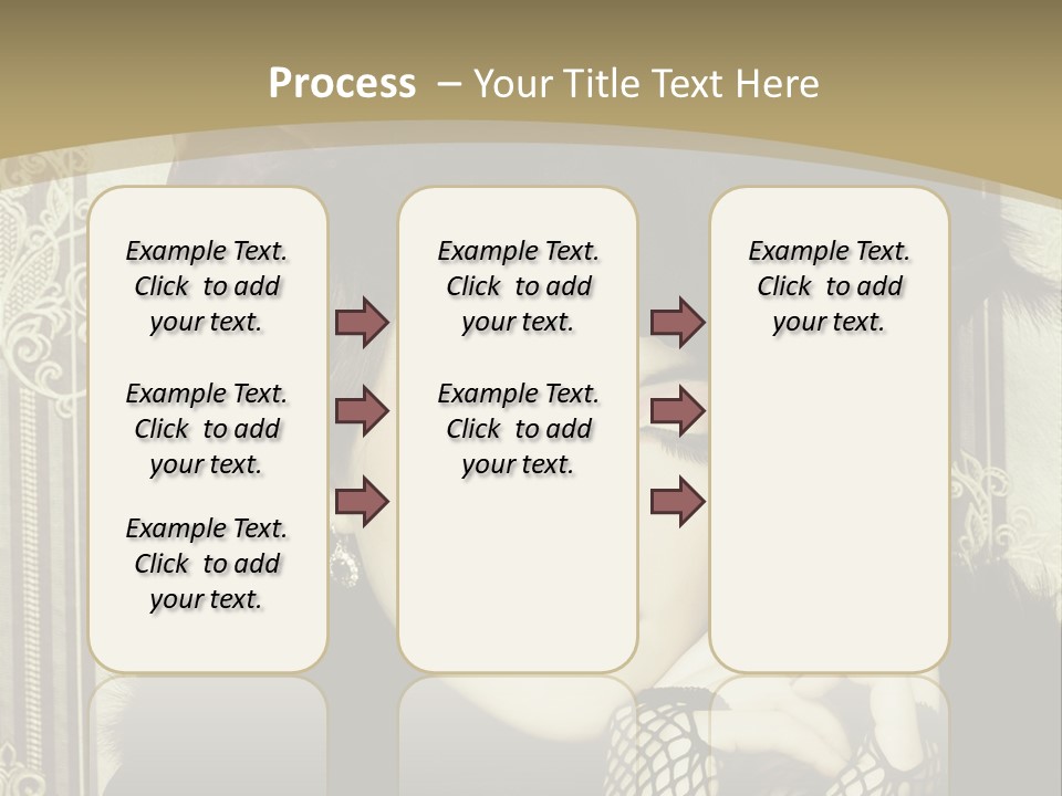Shot Fashioned Art PowerPoint Template