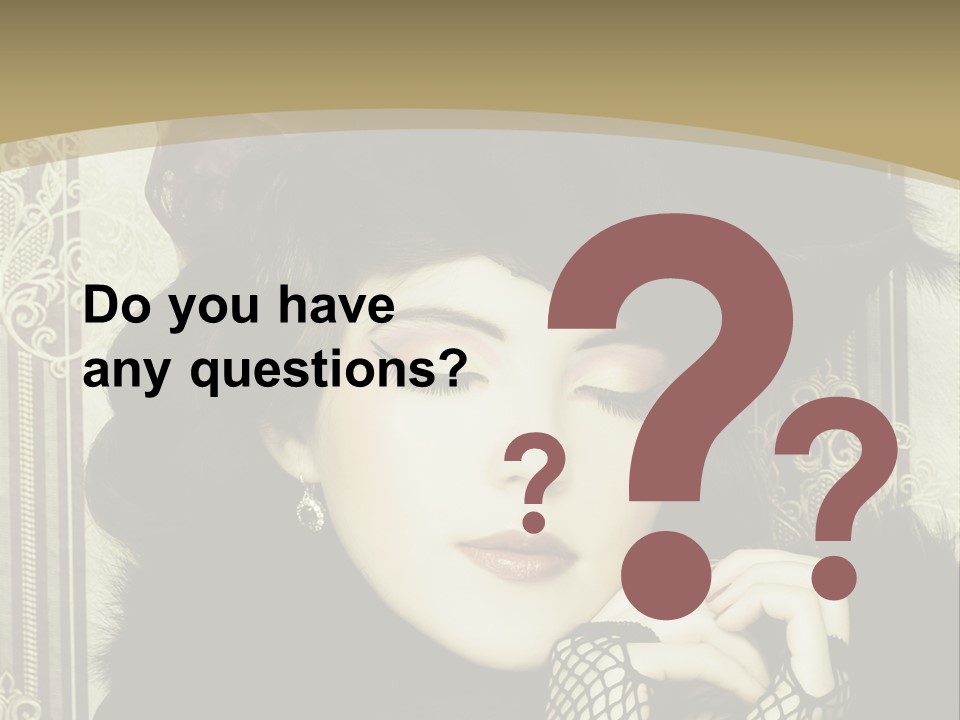 Shot Fashioned Art PowerPoint Template