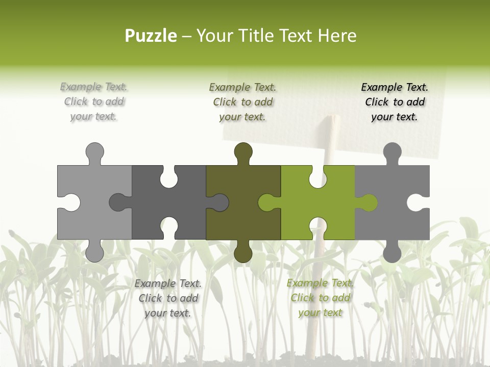 Seed Food Sign PowerPoint Template