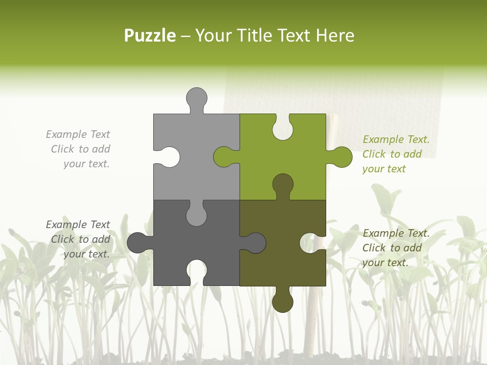 Seed Food Sign PowerPoint Template