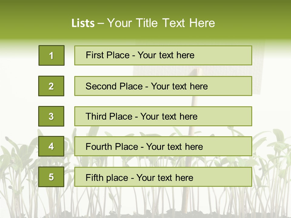 Seed Food Sign PowerPoint Template
