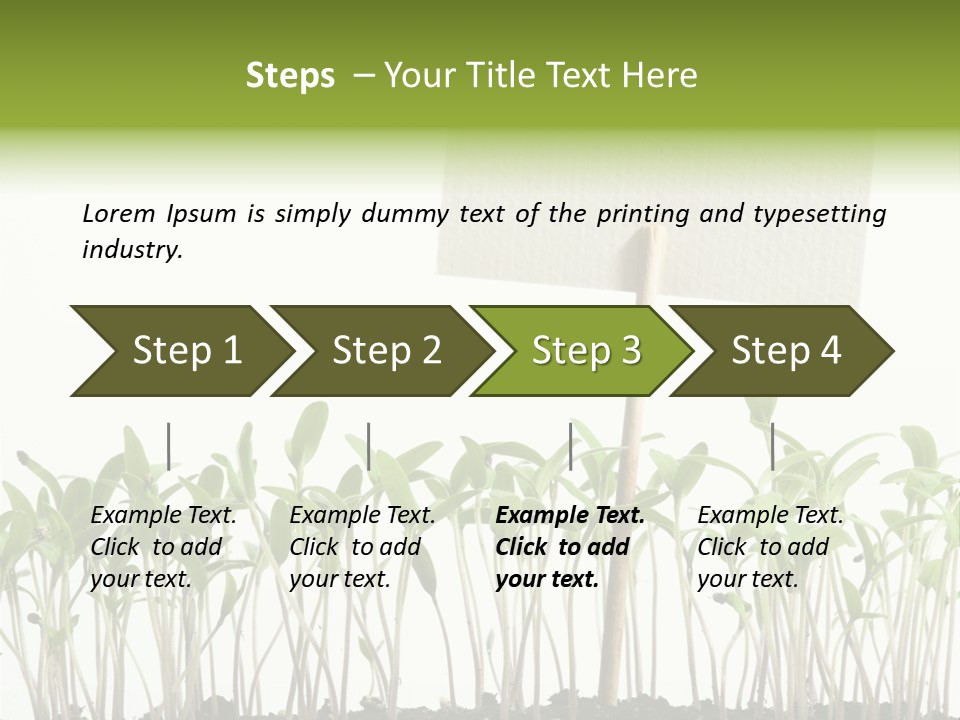 Seed Food Sign PowerPoint Template