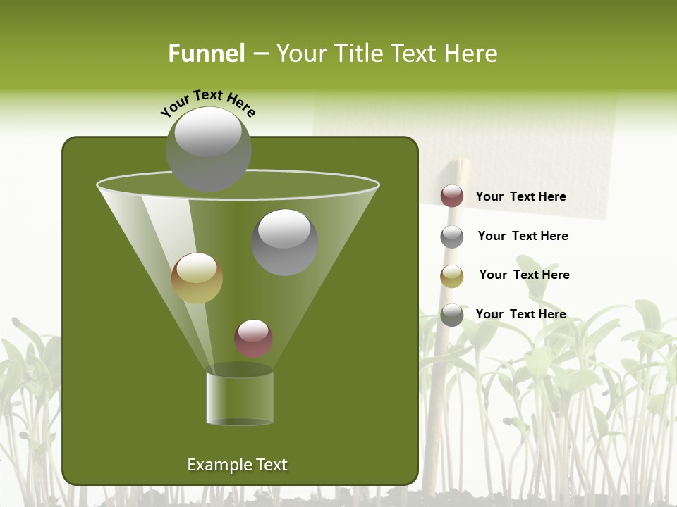 Seed Food Sign PowerPoint Template