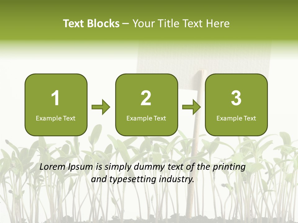 Seed Food Sign PowerPoint Template