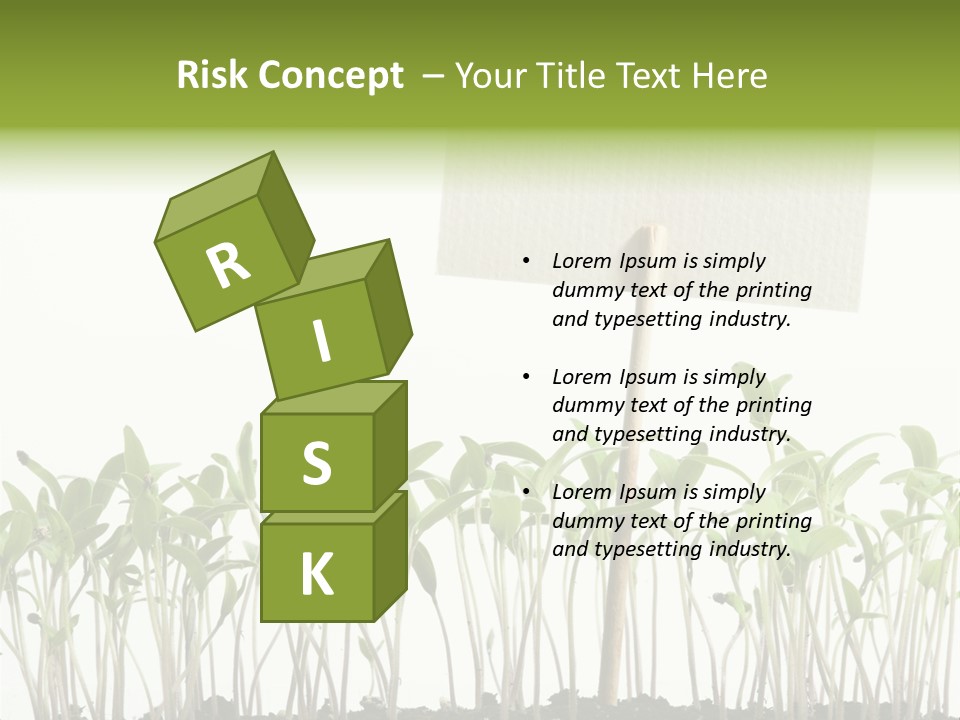 Seed Food Sign PowerPoint Template