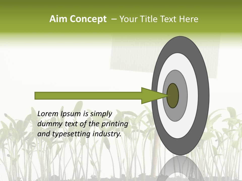 Seed Food Sign PowerPoint Template