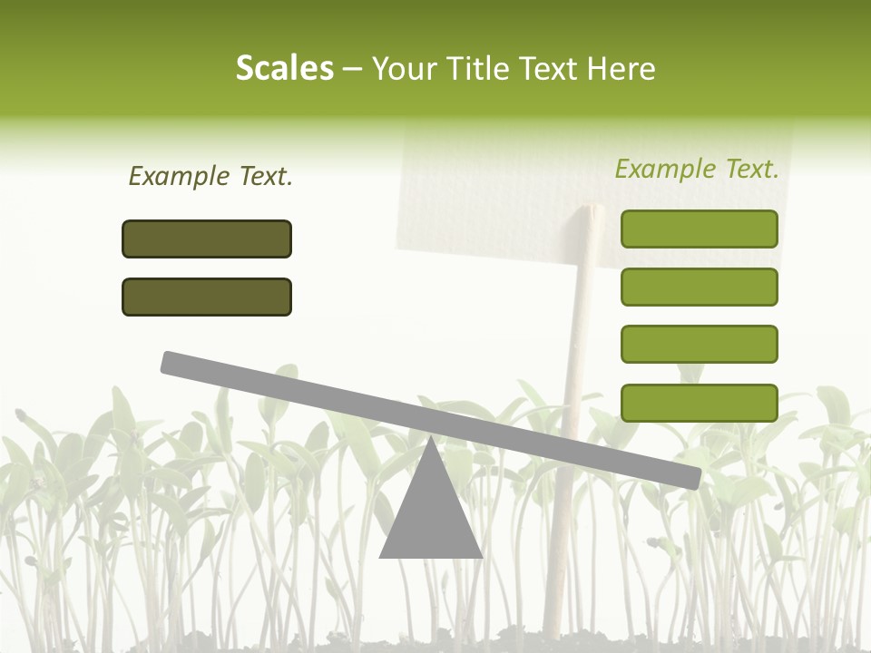 Seed Food Sign PowerPoint Template