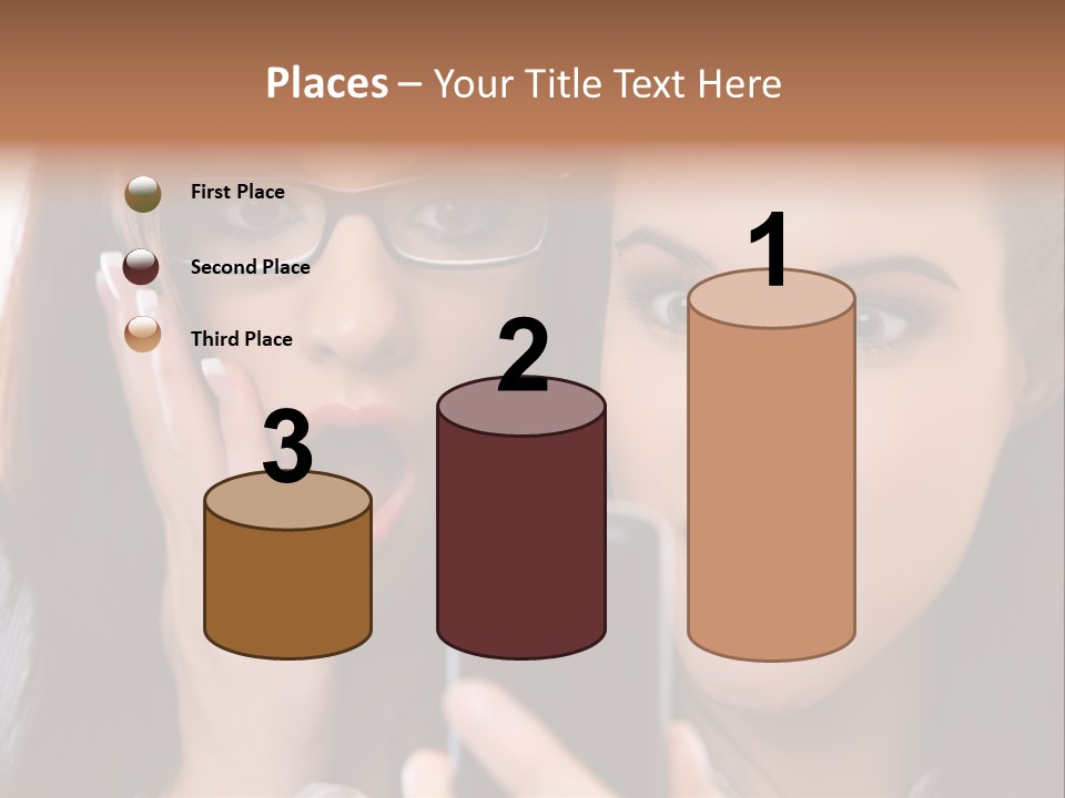 Caucasian People Young PowerPoint Template