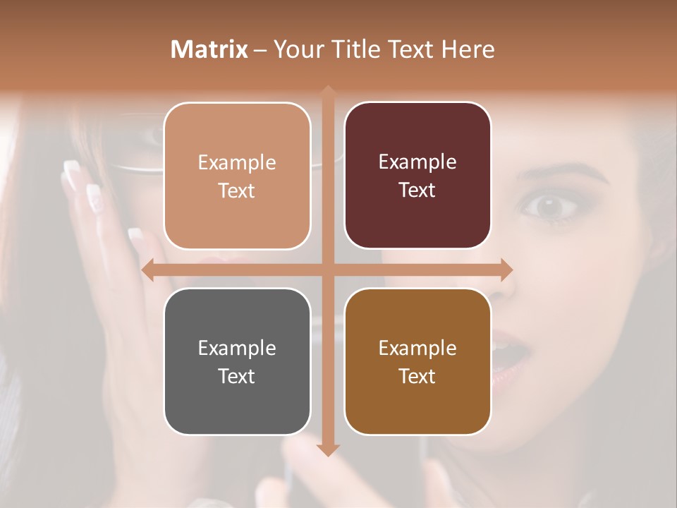 Caucasian People Young PowerPoint Template