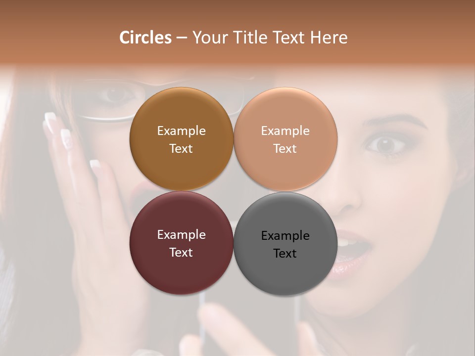 Caucasian People Young PowerPoint Template