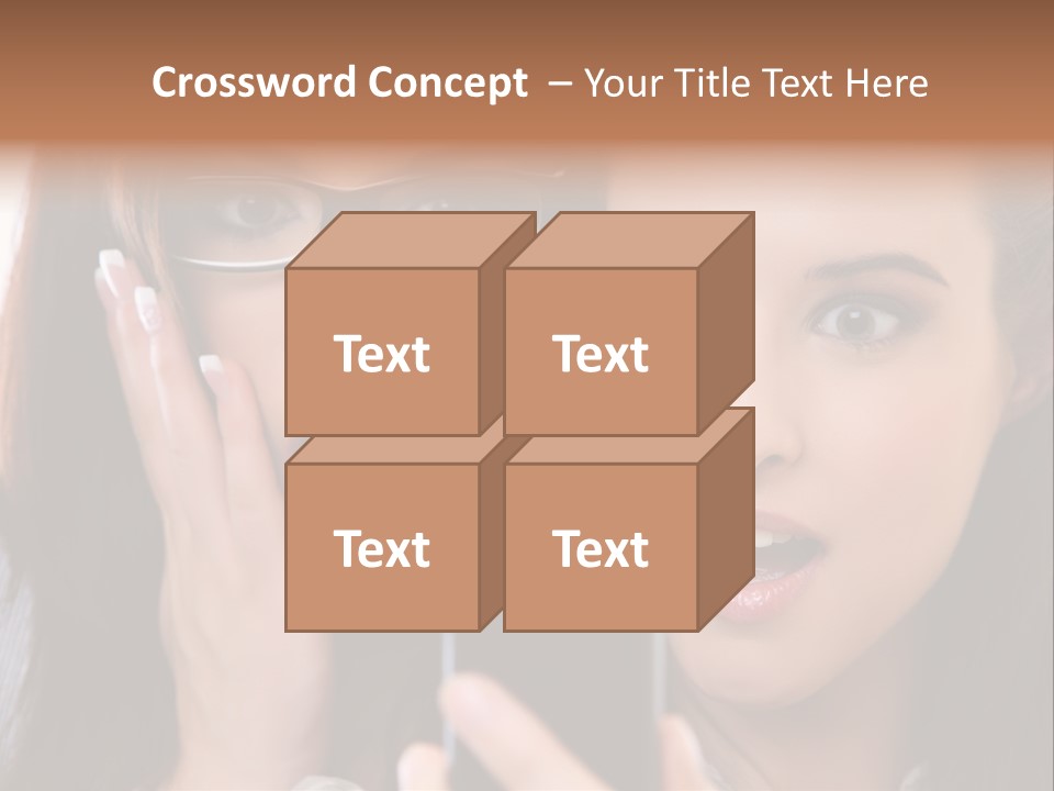 Caucasian People Young PowerPoint Template