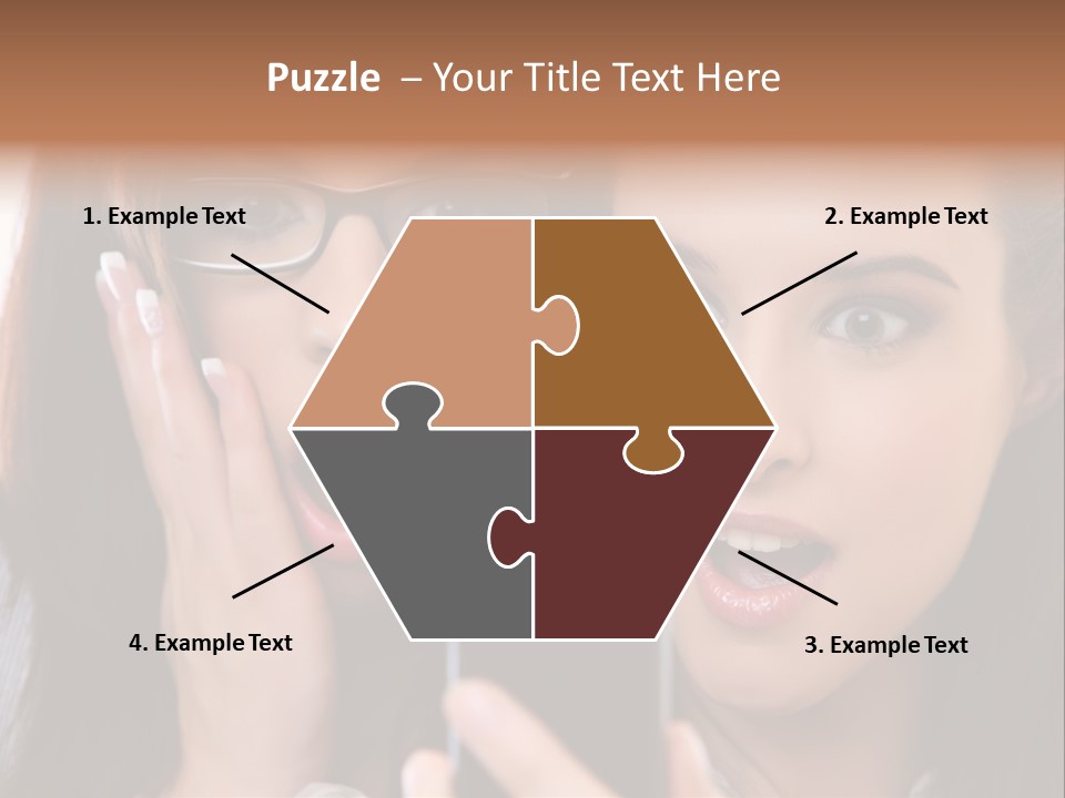 Caucasian People Young PowerPoint Template