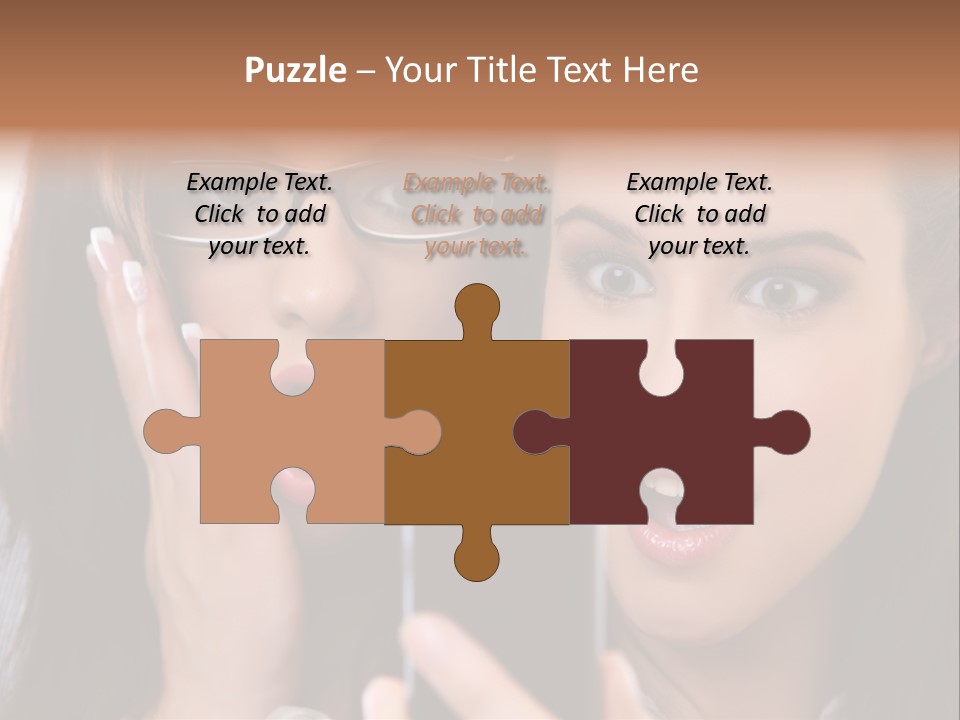 Caucasian People Young PowerPoint Template