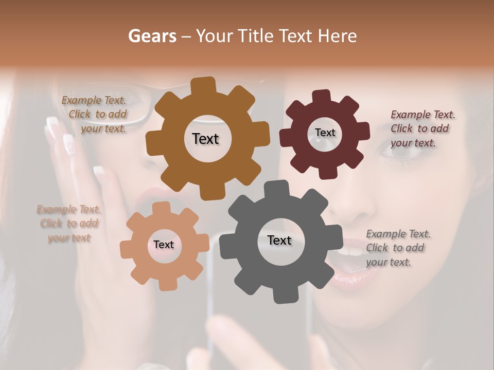 Caucasian People Young PowerPoint Template