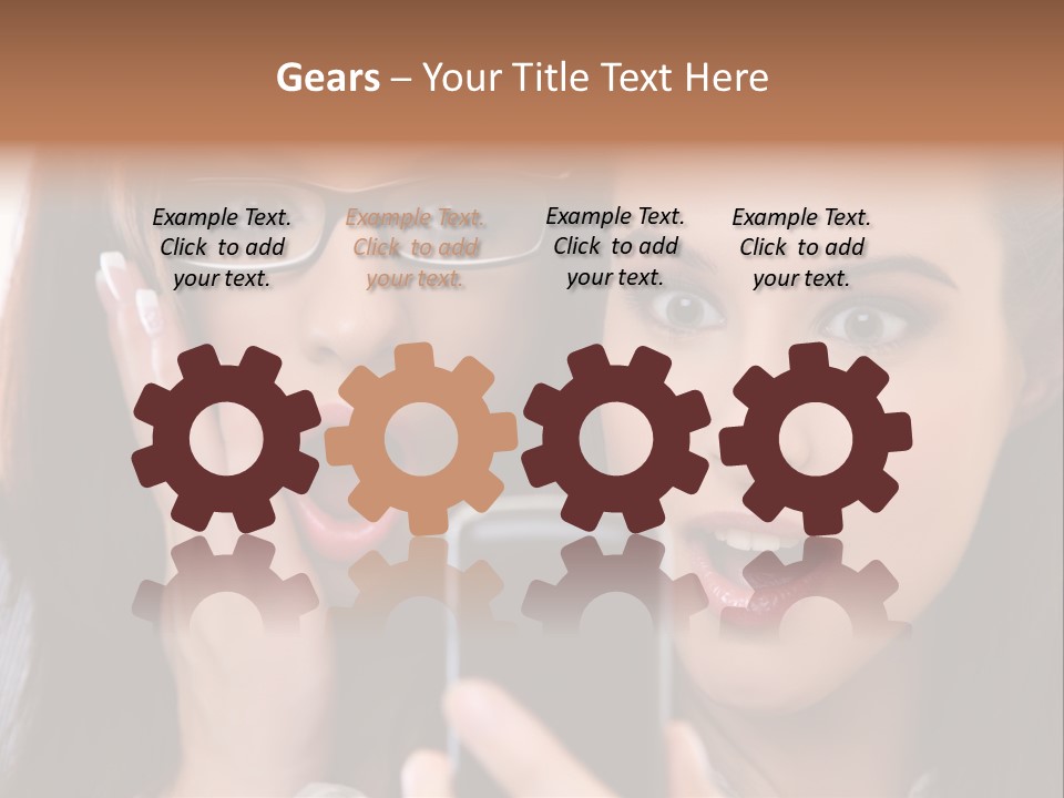 Caucasian People Young PowerPoint Template