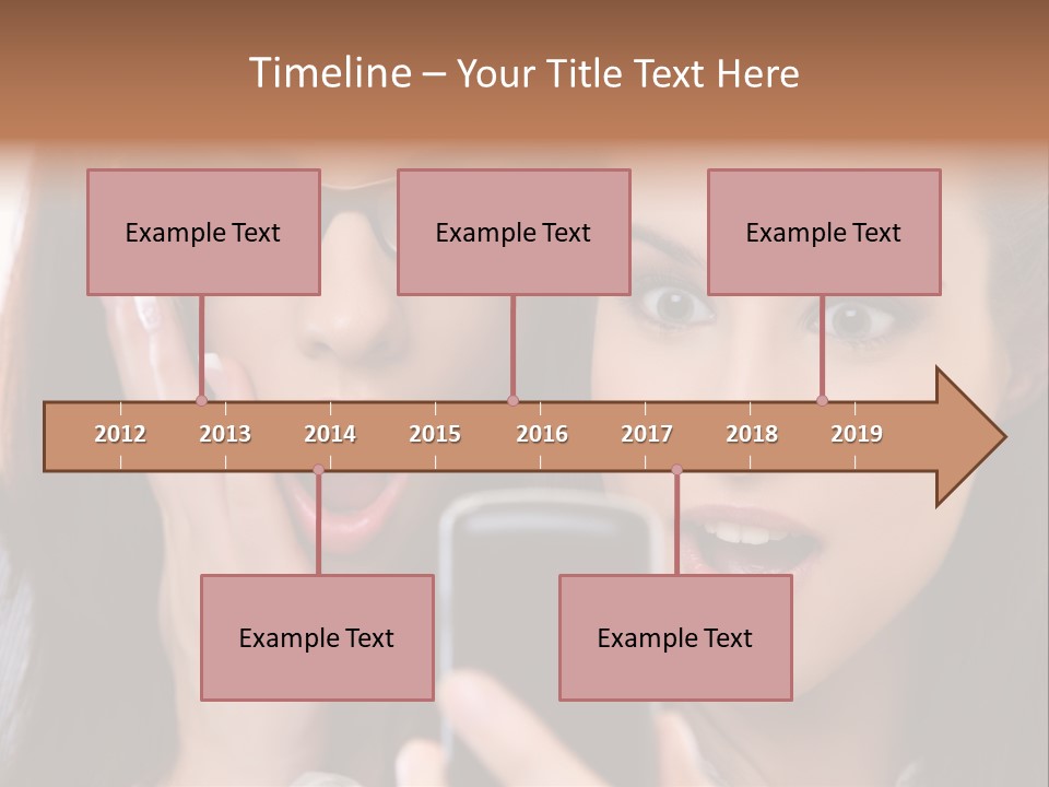 Caucasian People Young PowerPoint Template