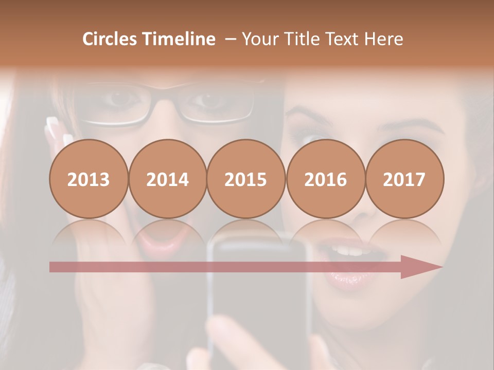 Caucasian People Young PowerPoint Template