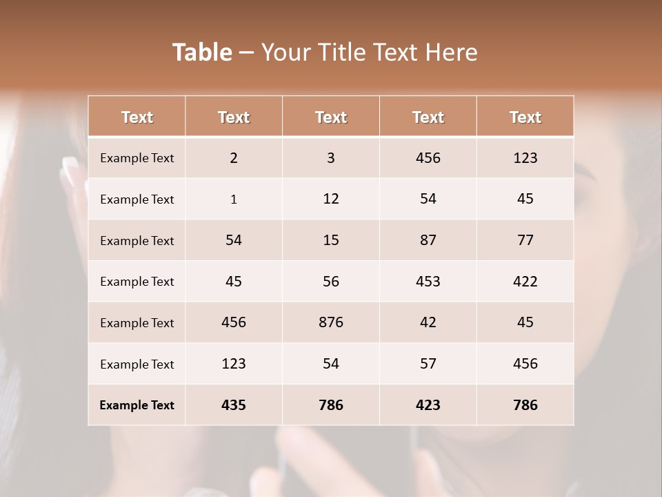Caucasian People Young PowerPoint Template