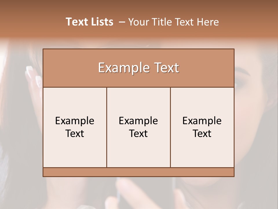 Caucasian People Young PowerPoint Template