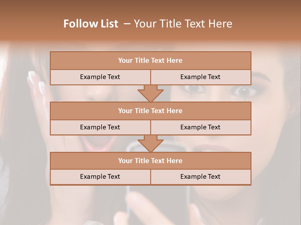 Caucasian People Young PowerPoint Template