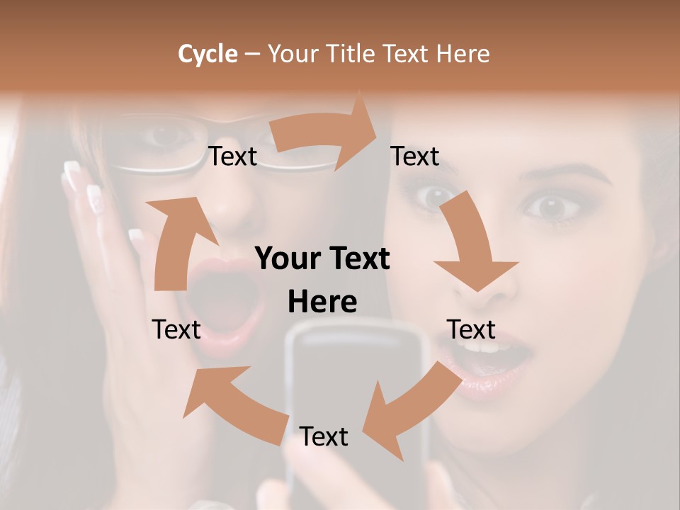 Caucasian People Young PowerPoint Template