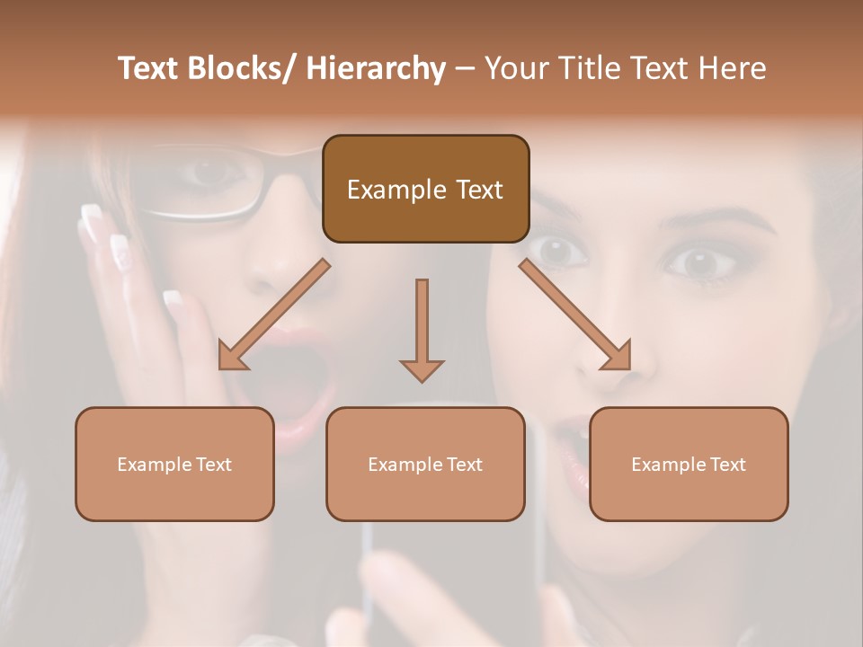 Caucasian People Young PowerPoint Template