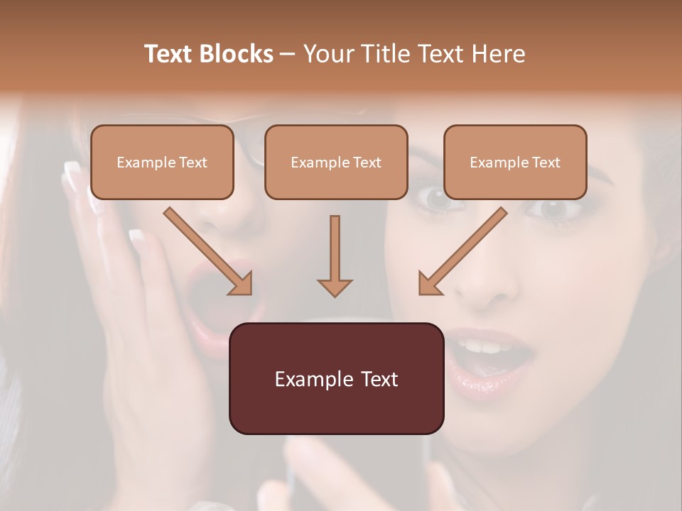 Caucasian People Young PowerPoint Template