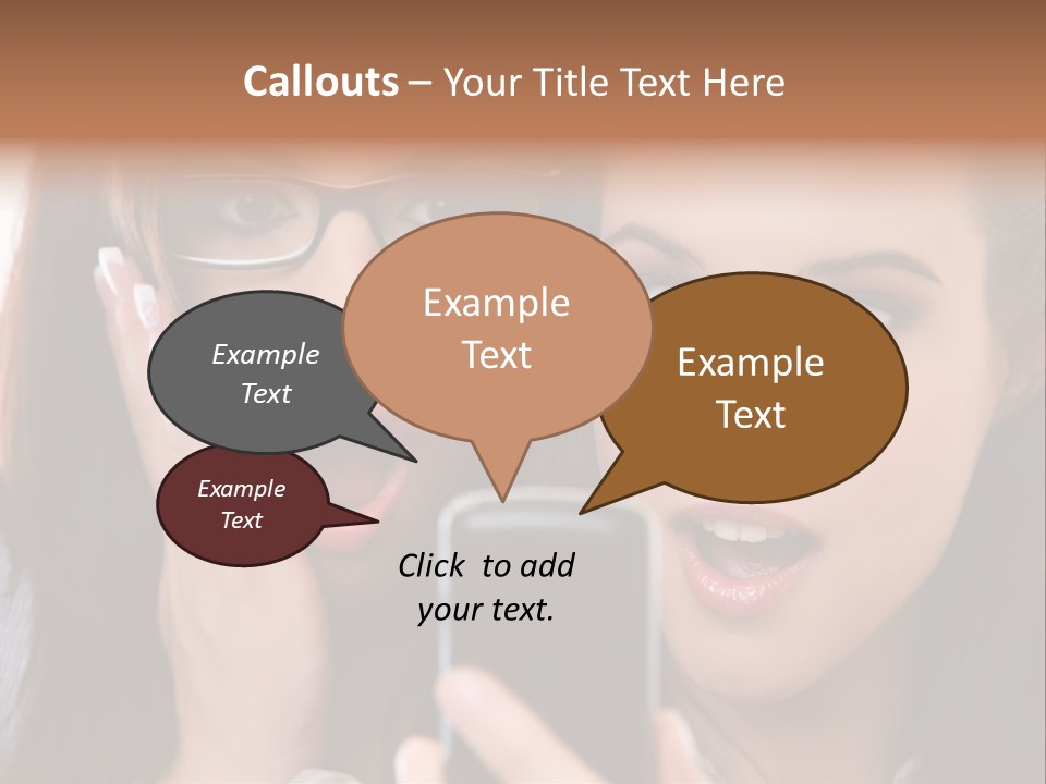 Caucasian People Young PowerPoint Template