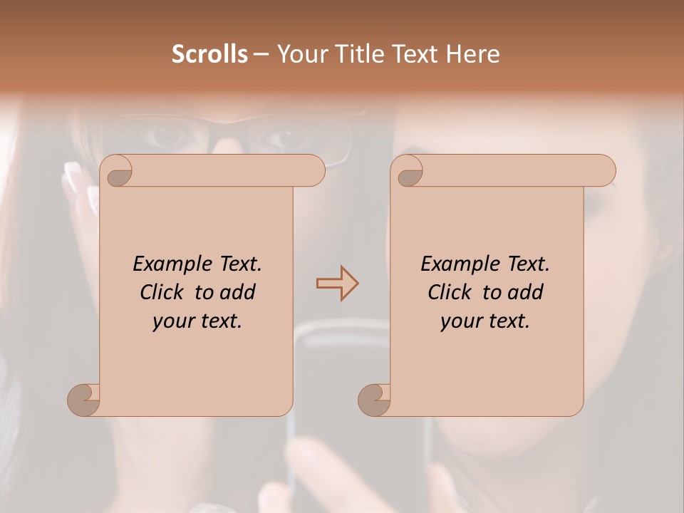 Caucasian People Young PowerPoint Template