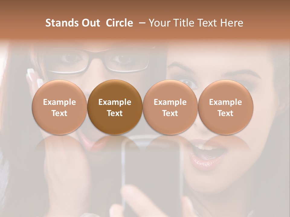 Caucasian People Young PowerPoint Template