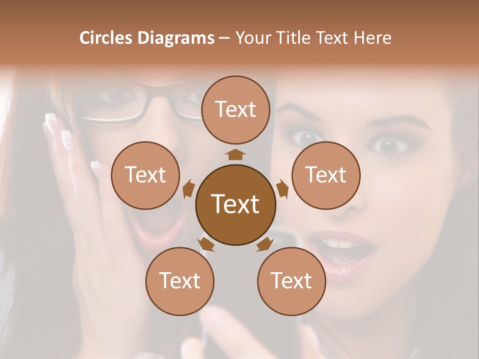 Caucasian People Young PowerPoint Template