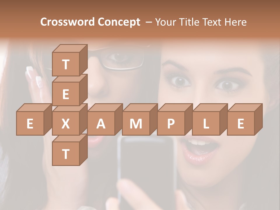 Caucasian People Young PowerPoint Template