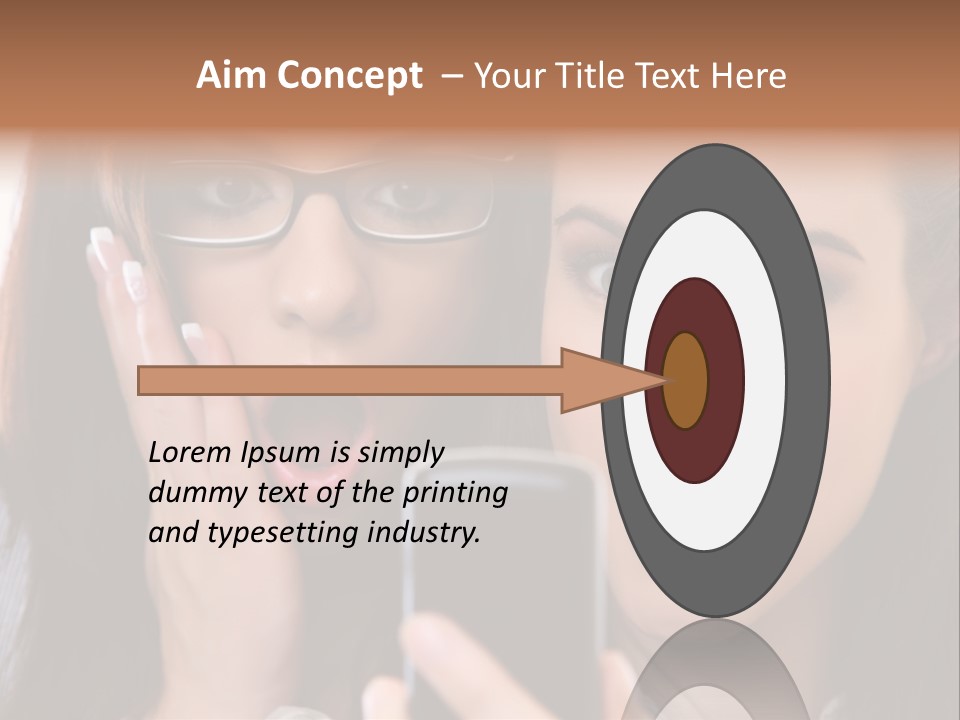 Caucasian People Young PowerPoint Template