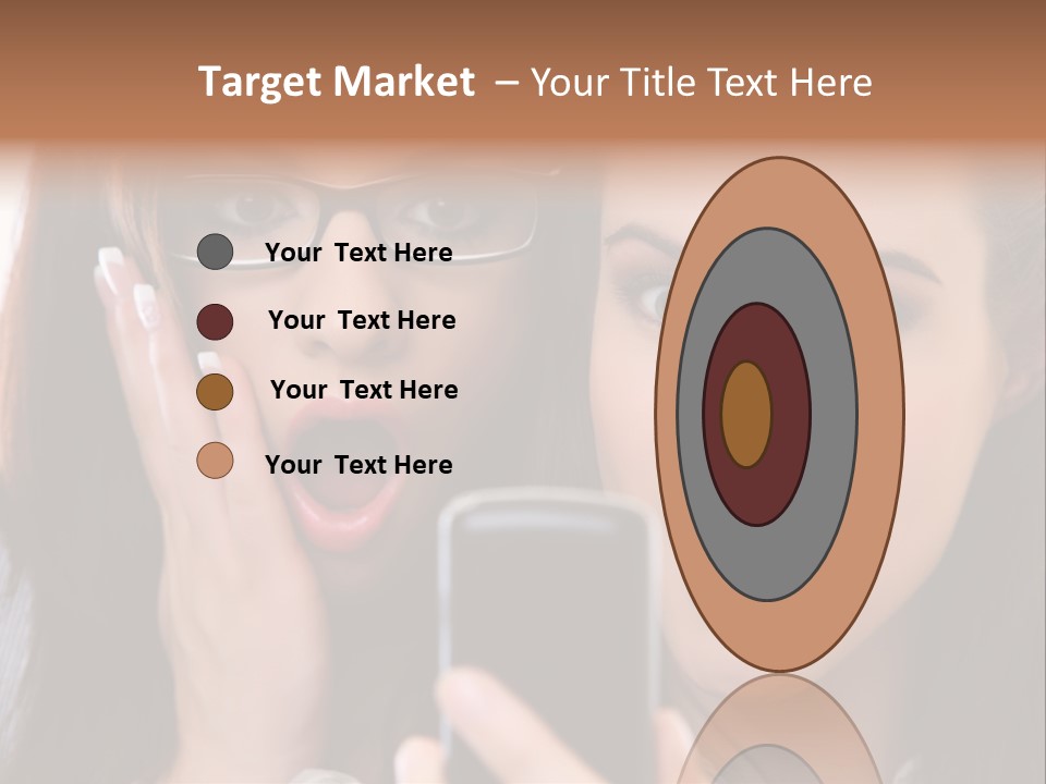 Caucasian People Young PowerPoint Template