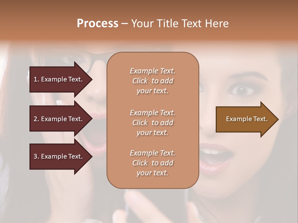 Caucasian People Young PowerPoint Template