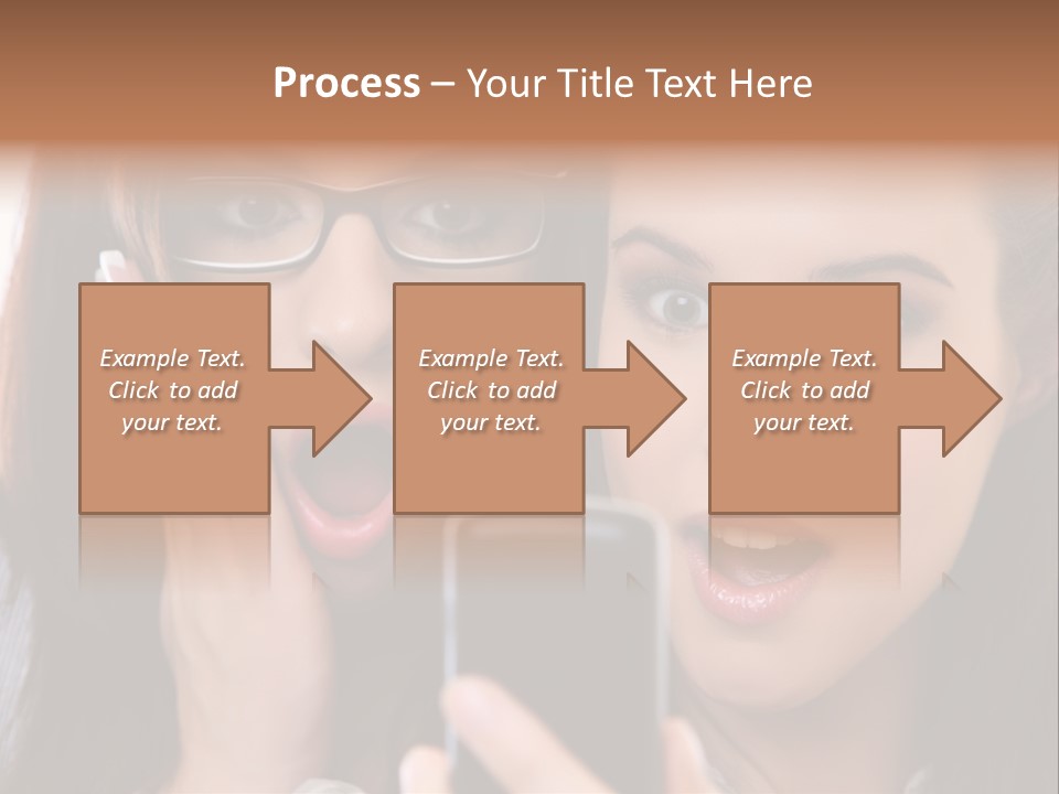 Caucasian People Young PowerPoint Template
