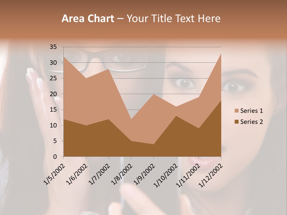 Caucasian People Young PowerPoint Template